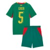 Senegal Idrissa Gueye #5 Bortedraktsett Barn VM 2026 Kortermet (+ korte bukser)